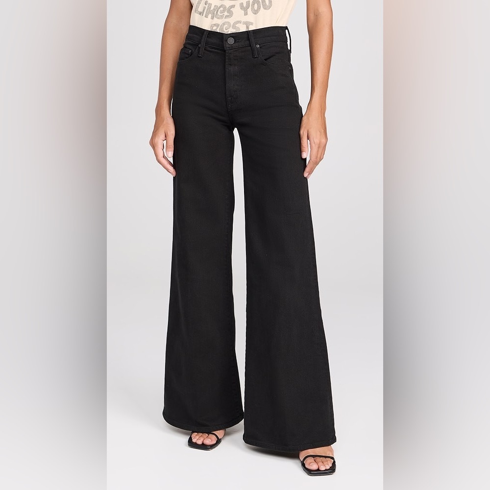 nwot mother (snacks) high rise wide leg jeans in long